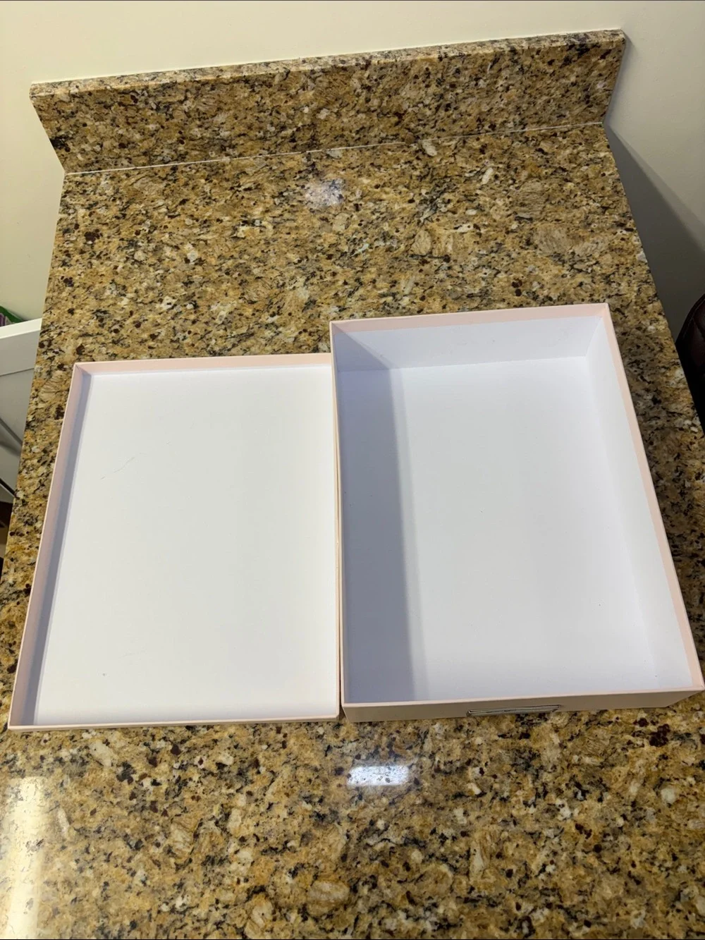 Bigso Pink Letter Boxes - Set of 2